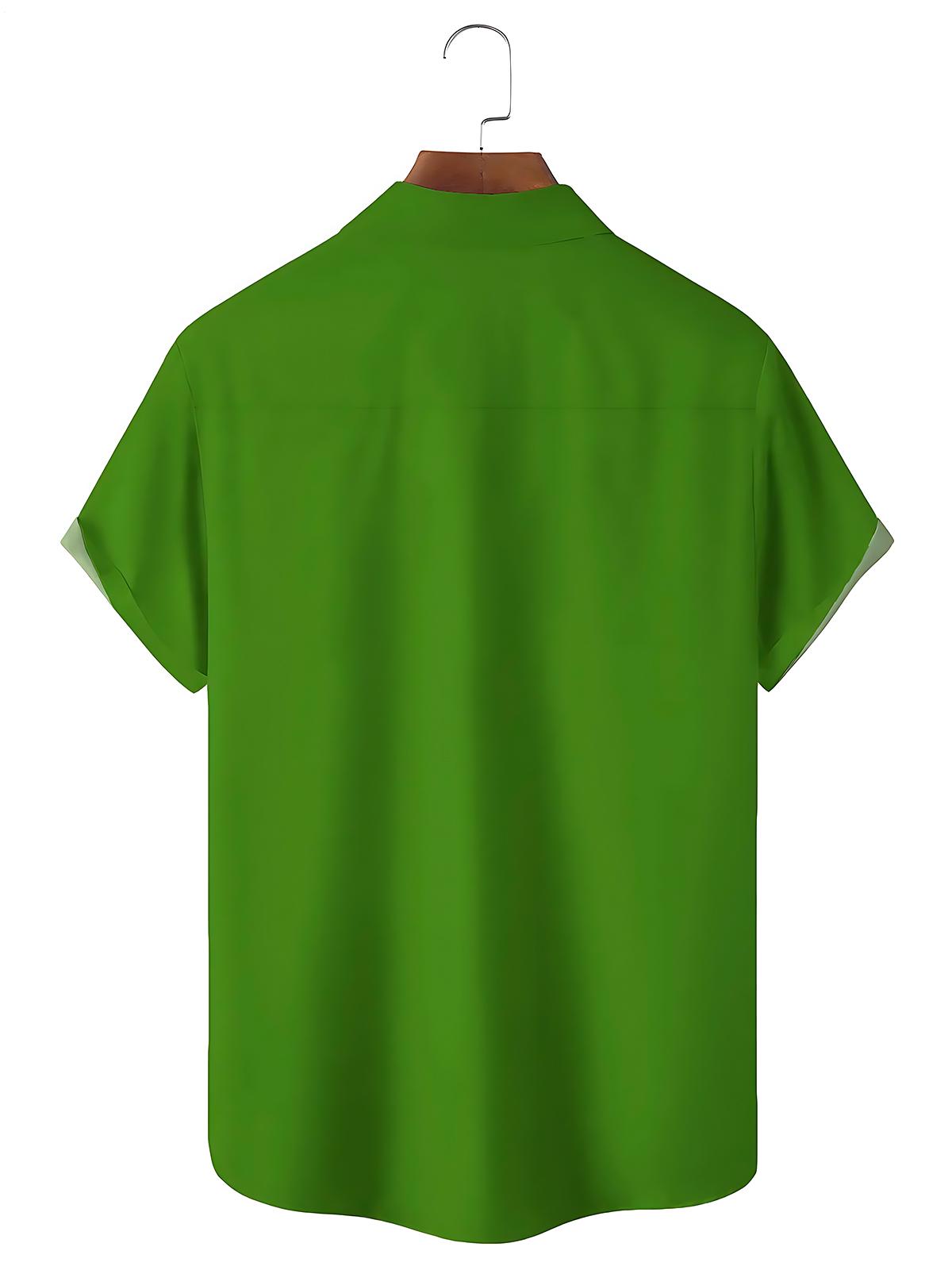 Frog Men's Pocket Short Sleeve Shirts