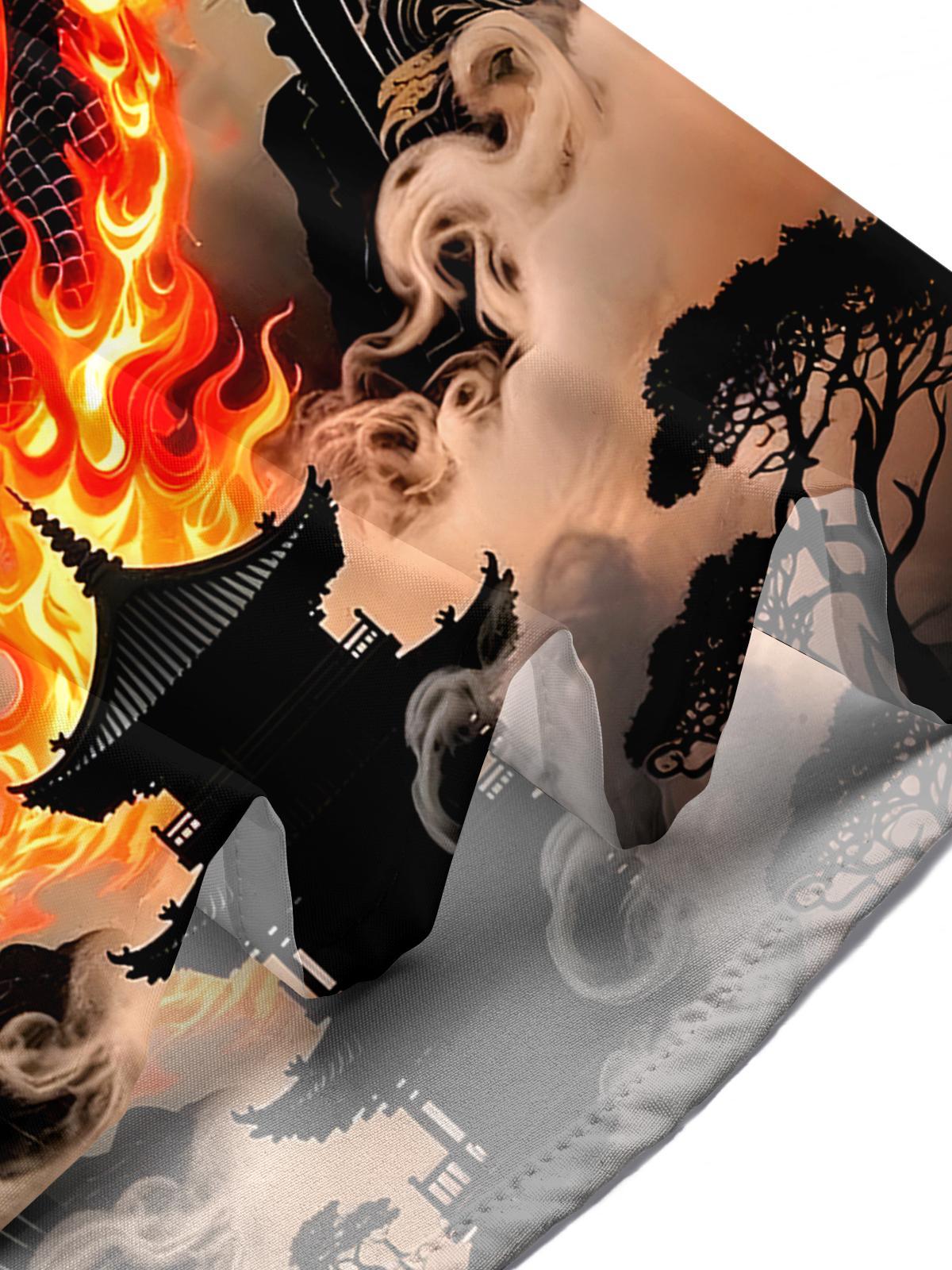 Dragon Men's Pocket Short Sleeve Shirts