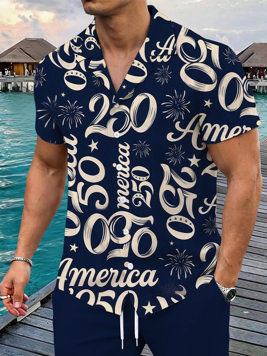 250th Anniversary Men's Pocket Short Sleeve Sets