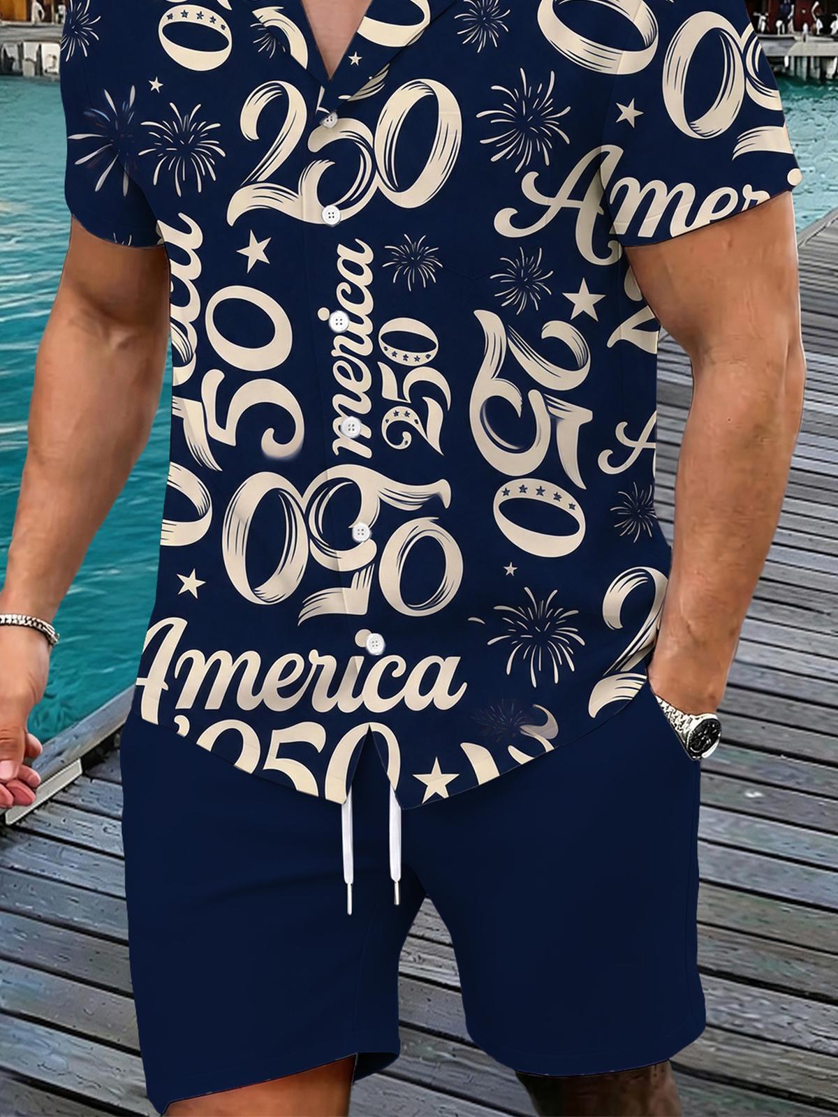 250th Anniversary Men's Print Pocket Shorts