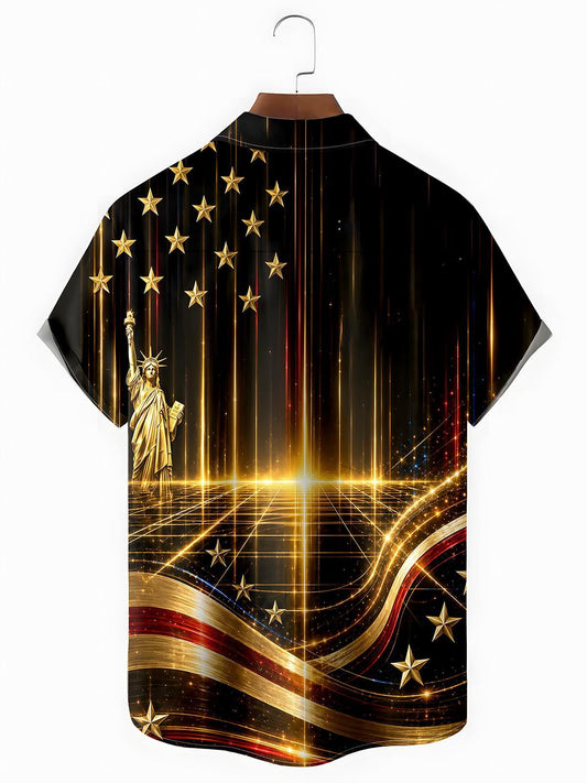 250th Anniversary Men's Pocket Short Sleeve Shirts