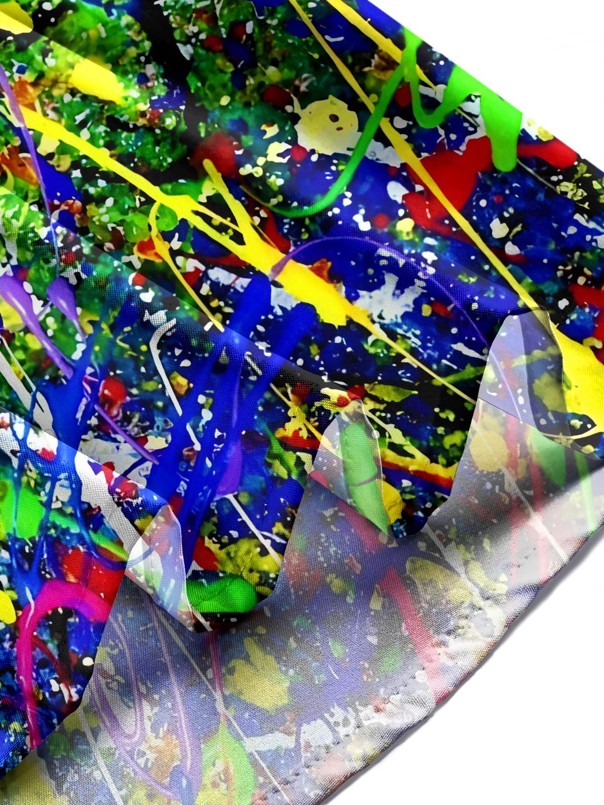 Tie Dye Men's Pocket Short Sleeve Shirts