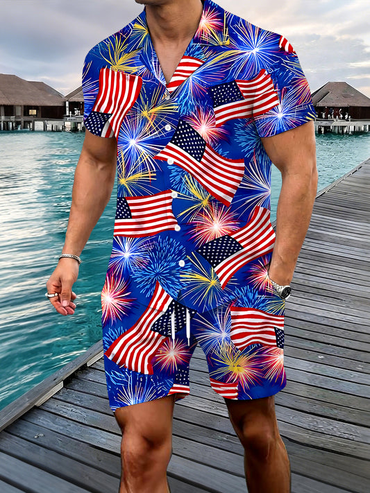 Independence Men's Pocket Short Sleeve Set