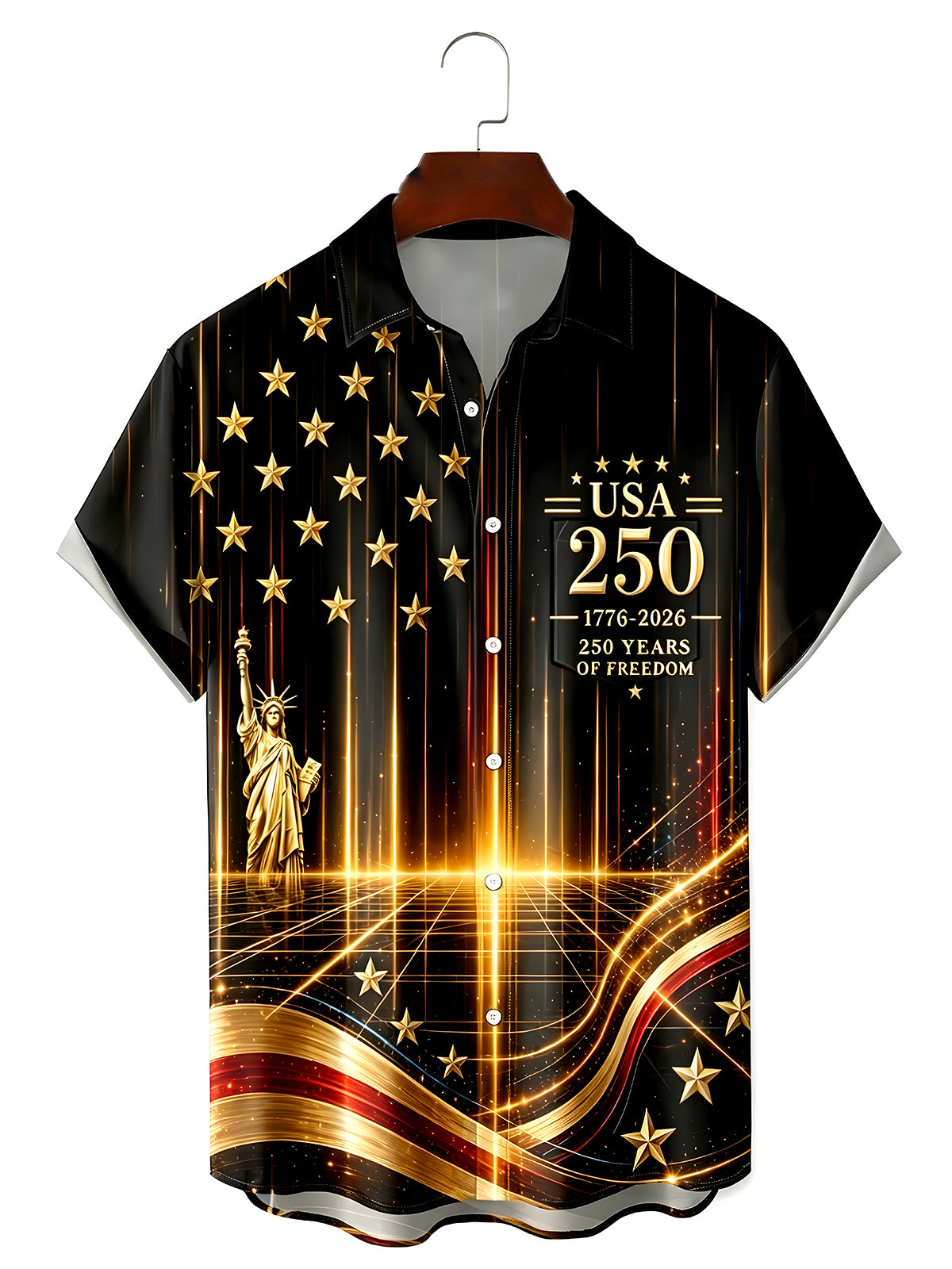 250th Anniversary Men's Pocket Short Sleeve Shirts
