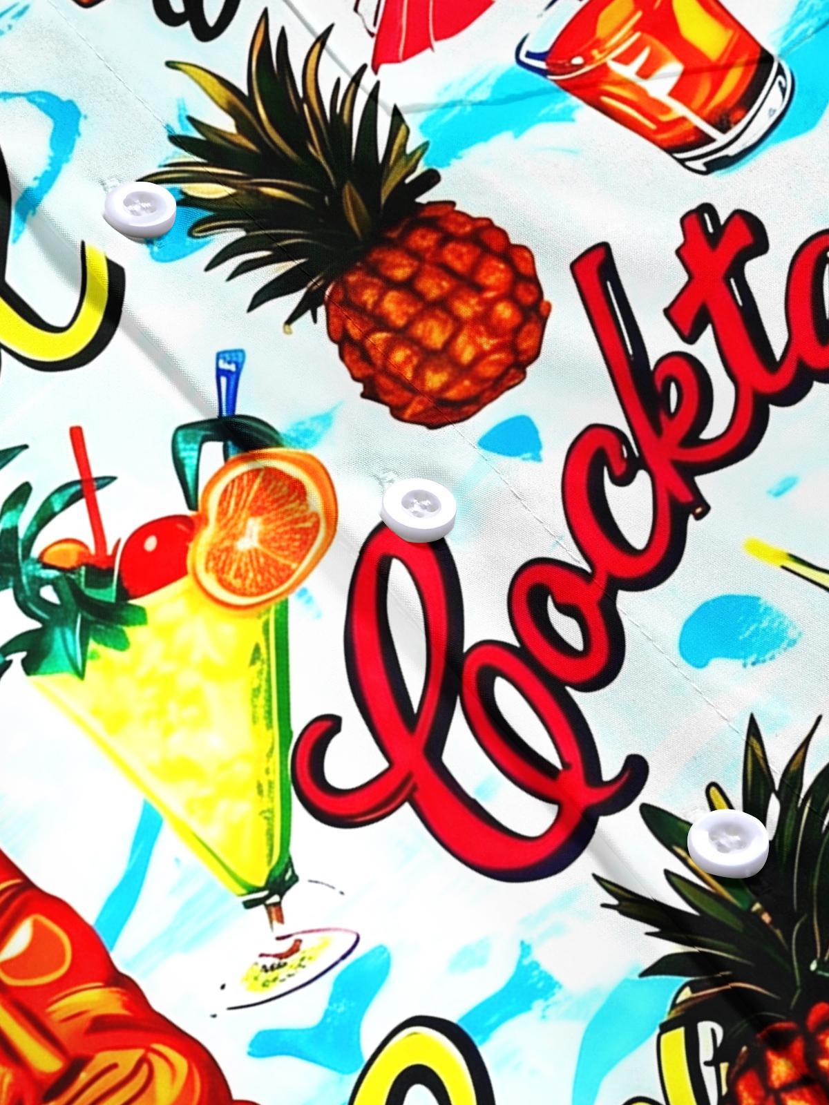 Hawaiian Tiki Men's Pocket Short Sleeve Shirts
