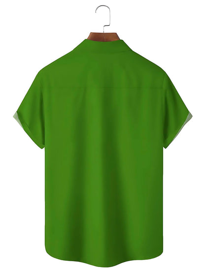 Frog Men's Pocket Short Sleeve Shirts