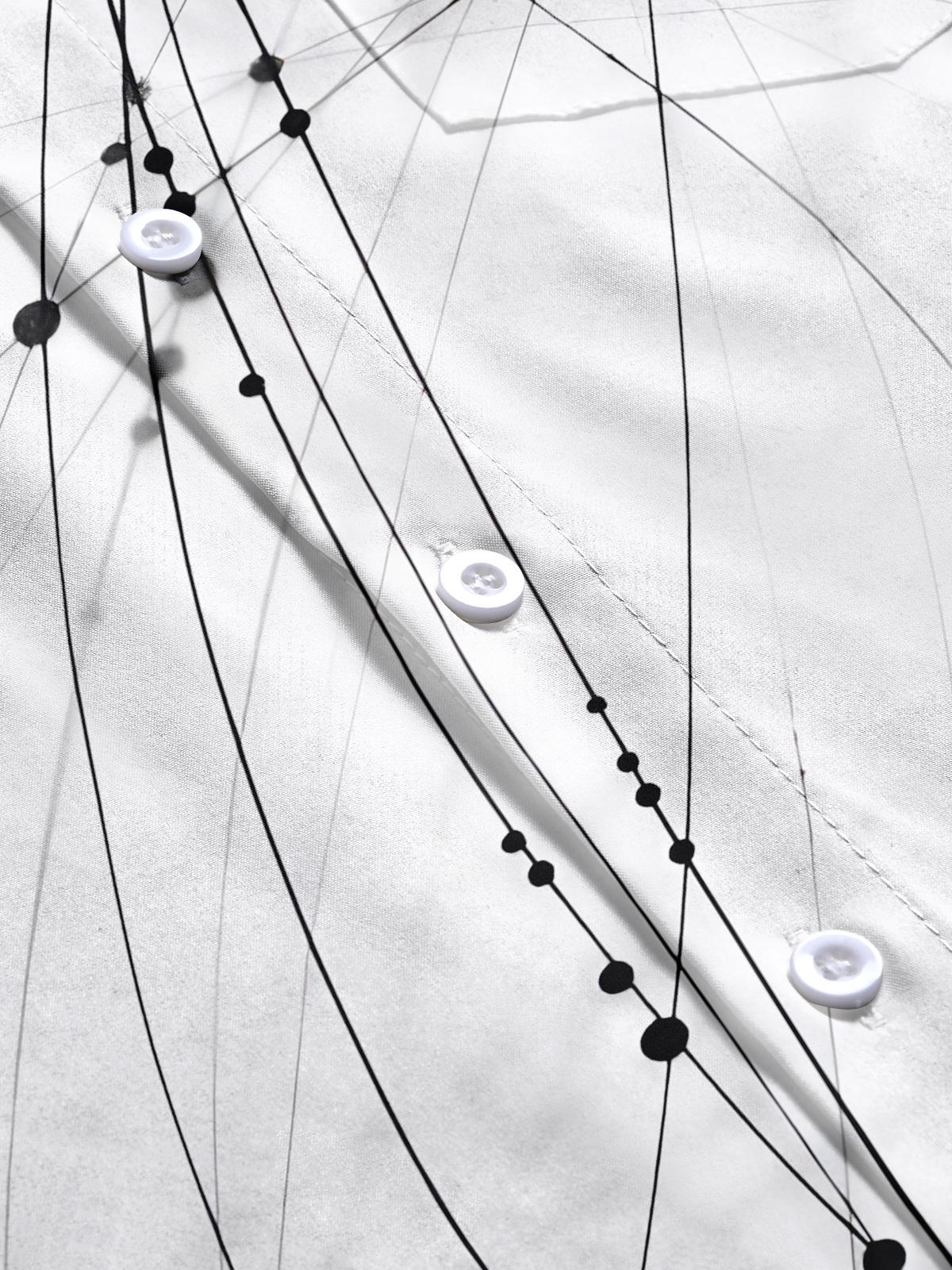 Geometry Men's Pocket Short Sleeve Shirts
