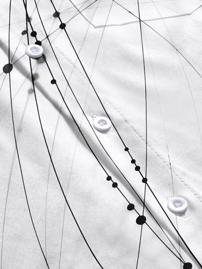 Geometry Men's Pocket Short Sleeve Shirts