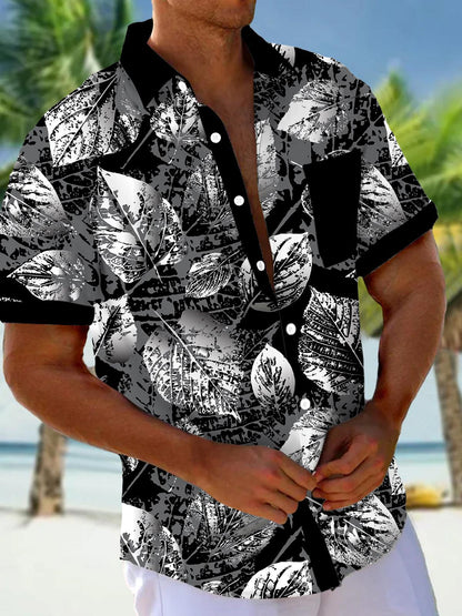 Leaf Men's Pocket Short Sleeve Shirts