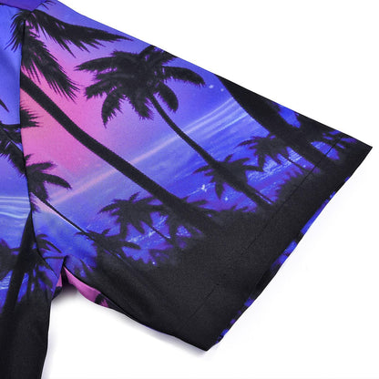 Hawaiian Shirt for Men Palm Tree Short Sleeve Button Down Beach Shirts Summer Tops for Party Dating Travel Vacation astounding