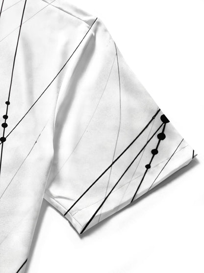 Geometry Men's Pocket Short Sleeve Shirts