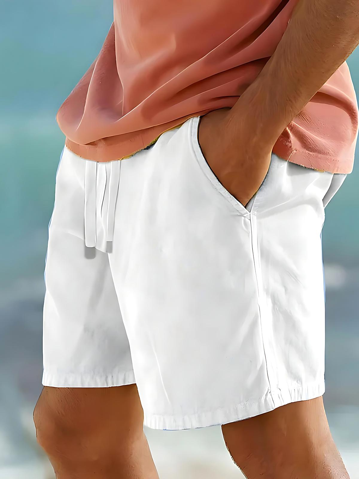 Basic Men's Print Pocket Shorts