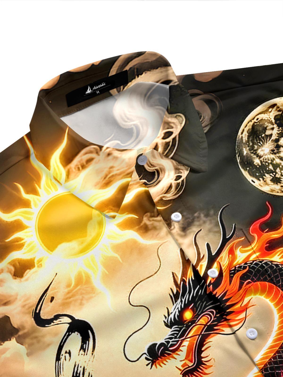 Dragon Men's Pocket Short Sleeve Shirts