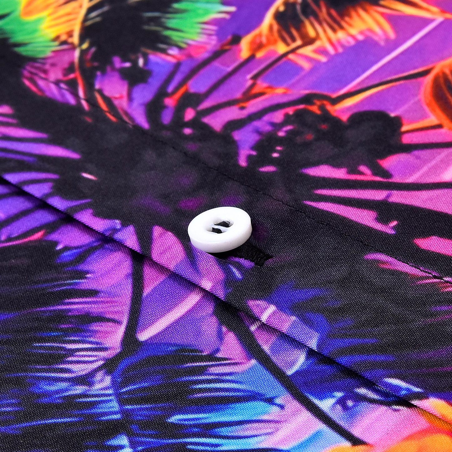 Mens Hawaiian Shirts Palm Tree Sunset Casual Shirts Short Sleeve Beach Vacation Clothes for Travel Vacation Daily Wear agreeable