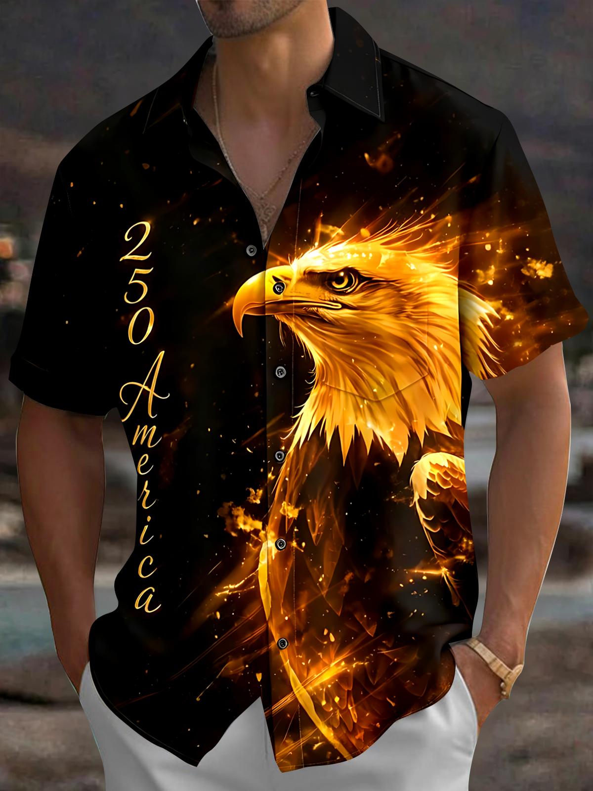 Eagle Men's Pocket Short Sleeve Shirts