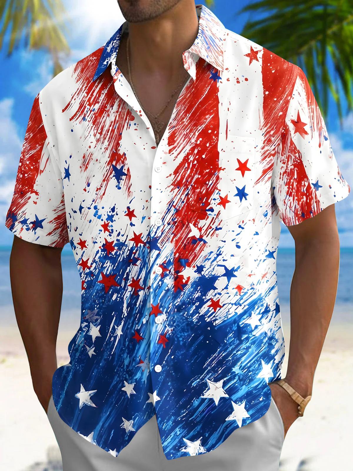 Independence Men's Pocket Short Sleeve Shirts