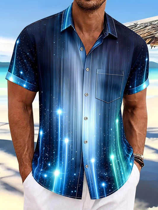 Abstrac Men's Pocket Short Sleeve Shirts