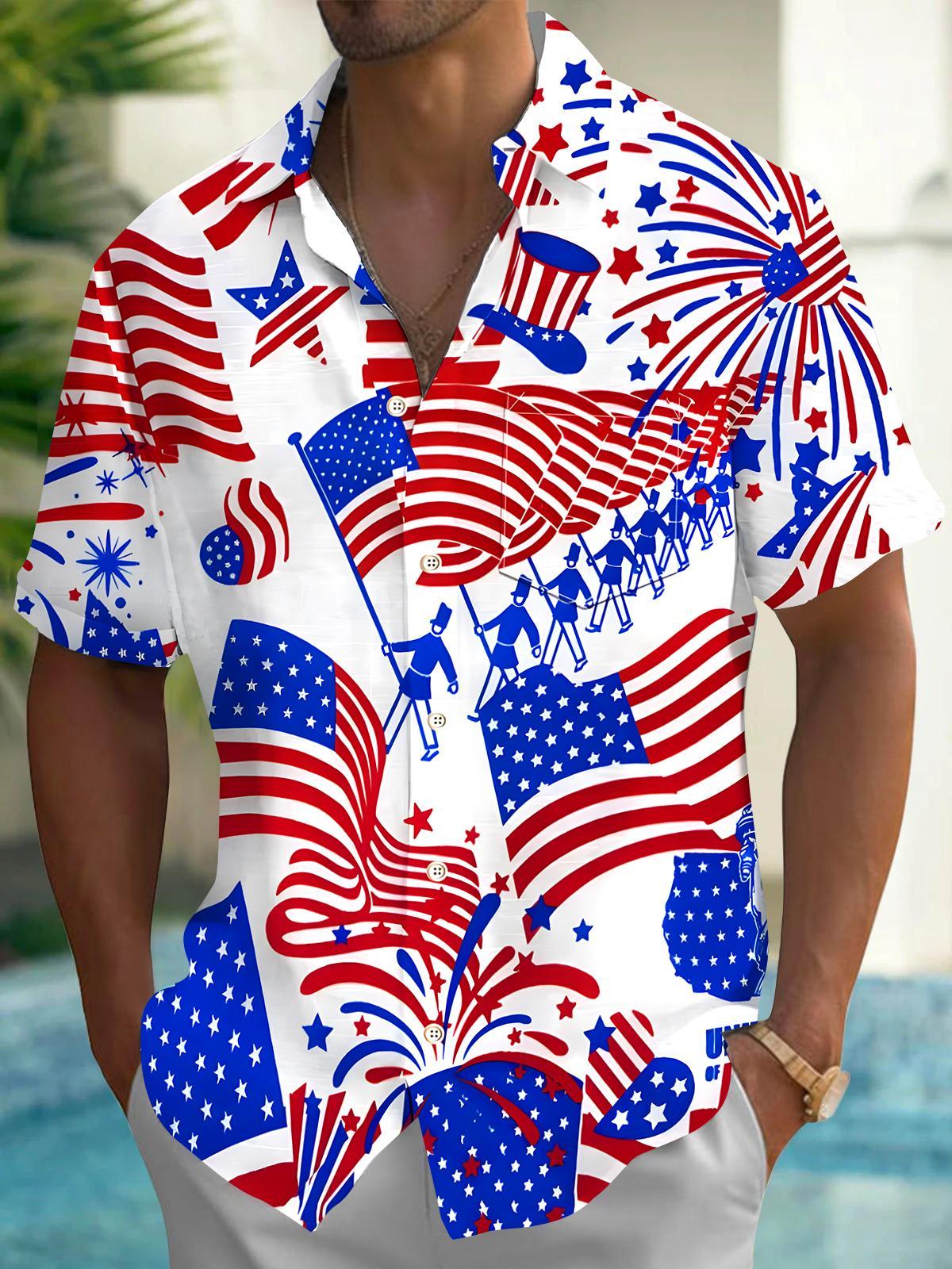 Independence Men's Pocket Short Sleeve Shirts