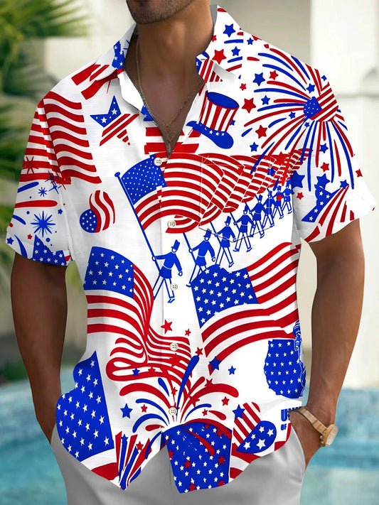 Independence Men's Pocket Short Sleeve Shirts