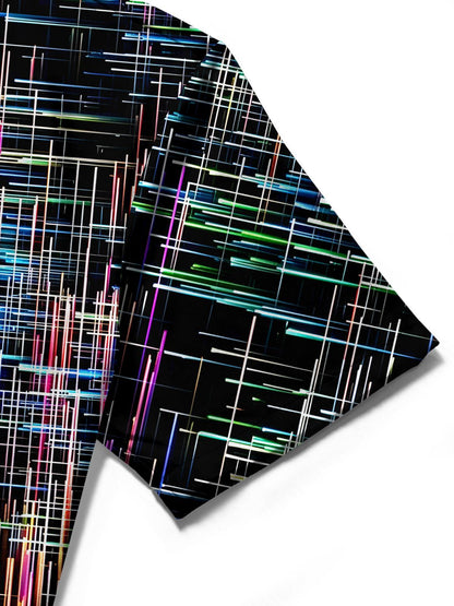 Geometry Men's Pocket Short Sleeve Shirts